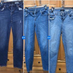 3 Pairs of Aeropostale Jeans Jeggings Sz 10 & 10L